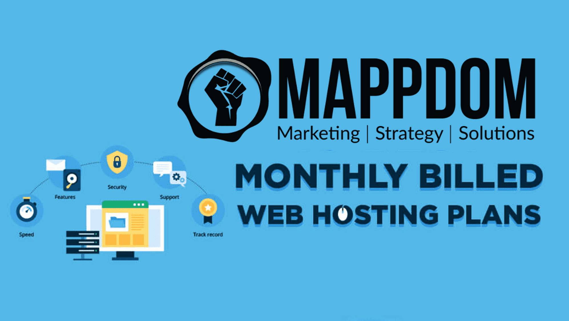 Mappdom monthly web hosting
